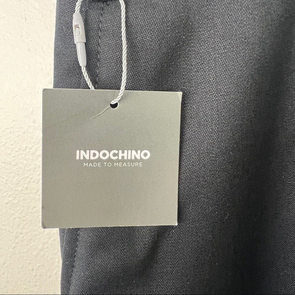 Indochino Black Dress Pants Wool NWT - Picture 4 of 8
